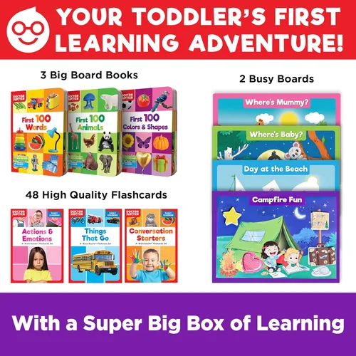 Miniatura 2 de Doctor Jupiter Mi gran caja de aprendizaje Juguetes para niños pequeños de 1-2-3 años Actividades educativas y de aprendizaje para niños y niñas