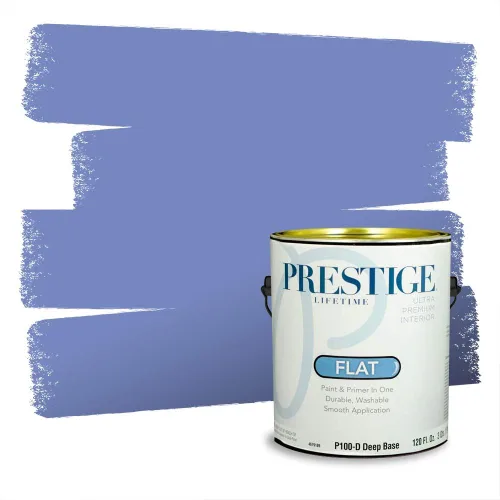 Miniatura 329 de Pintura Exterior + imprimación PRESTIGE, todo-en-uno, 1 galón, acabado mate, color comparable al Valspar* Royal Gray* VS151-Gris real