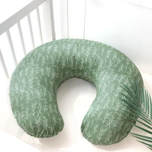 Miniatura 6 de Funda de almohada de lactancia verde salvia, funda de almohada para lactancia materna para bebés niñas/niños, suave y ajustada que se adapta a