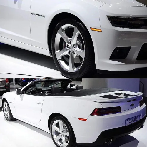 Miniatura 4 de Camaro - Kit de luces LED para 2010 2011 2012 2013 2014 2015 Chevy Camaro lente transparente rojo/ámbar LED giro lateral siganl lámparas de marcador