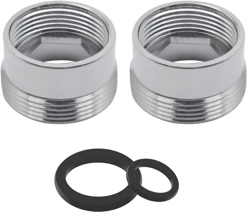 Miniatura 9 de Adaptador de grifo, 2 unidades, conector de aireador, conector de grifo de cocina de metal sólido para purificador de agua