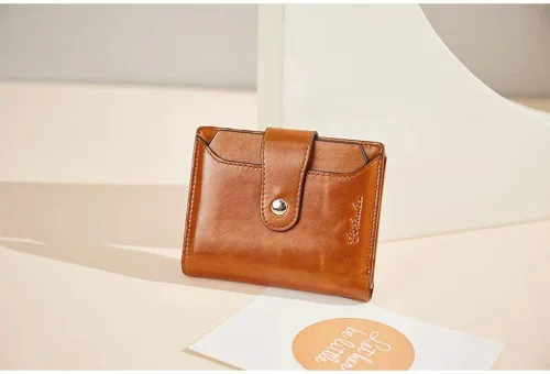Miniatura 6 de BOSTANTEN Bolso de mano de cuero para mujer, bolso de mano grande de diseño tipo hobo y cartera de cuero para mujer, con bloqueo RFID, pequeño