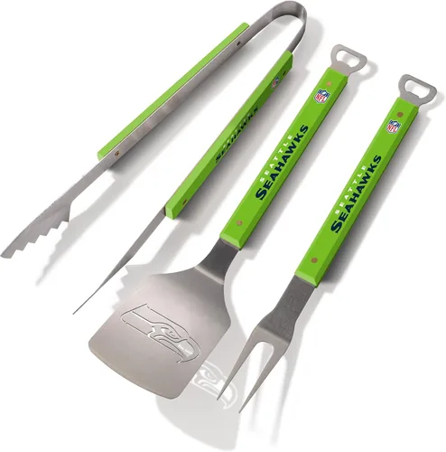 Miniatura 24 de YouTheFan NFL Spirit Series - Juego de barbacoa de 3 piezas