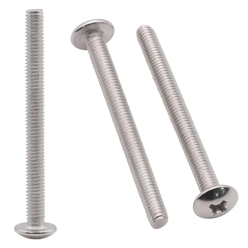 Miniatura 9 de Tornillos Phillips de cabeza de truss de 1/4-20 x 1 (paquete de 25) para pomo de cajón de gabinete, acero inoxidable 304 (18-8), pernos de cabeza