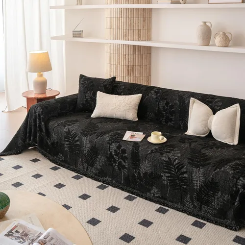 Miniatura 81 de ROOMLIFE Manta Funda Azteca Bohemia para Sofá, Decoración del Hogar Estilo Granja, Fundas de Sofá para Loveseat, Sofás de 2/3 Cojines, Apta