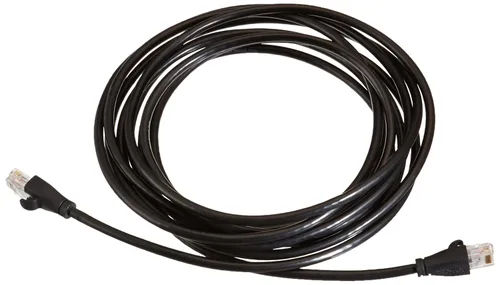 Miniatura 7 de Amazon Basics Cable de conexión Ethernet RJ45 Cat-6, velocidad de transferencia de 1 Gbps, conectores chapados en oro, 14 pies, negro, paquete de 10