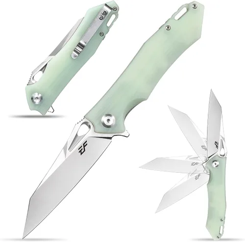 Miniatura 10 de Eafengrow EF934 Cuchillo de bolsillo D2 Hoja de acero Cuchillo plegable G10 Mango Liner Lock Camping Survival Tool Cuchillos para acampar al aire