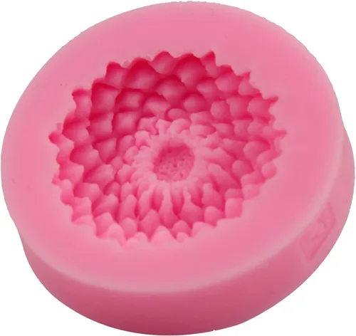Miniatura 7 de 2 Piezas Pequeño Molde de Girasol de Silicona para Decoración de Fondant, Chocolate, Caramelo, Pastel, Vela, Jabón, Hornear, Pasta de Polímero