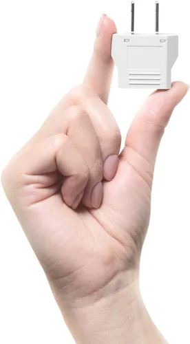 Miniatura 8 de Unidapt – Adaptador de enchufe, convertidor de corriente AC de enchufe europeo a enchufe americano Blanco 2-PAQUETES
