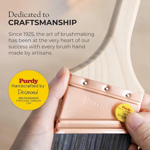 Miniatura 4 de Purdy 144080115 Serie Clearcut Dale Brocha de Pintura Angular para Molduras, 1-1/2 pulgada, Natural
