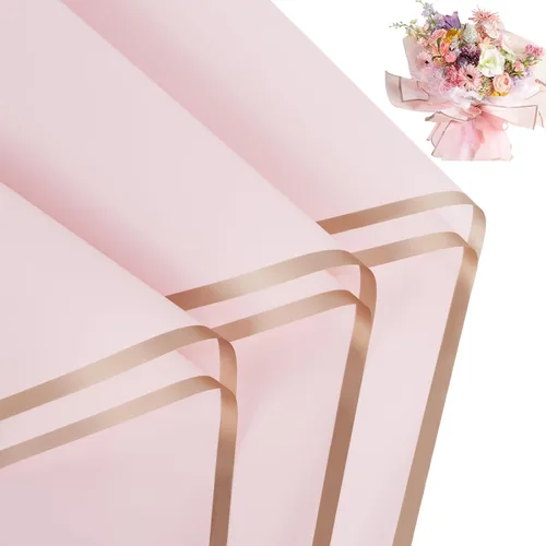 Miniatura 13 de FUHITIM - 20 hojas de papel impermeable para suministros de florista, envoltura de ramos de flores y regalos de bodas, cumpleaños, bricolaje