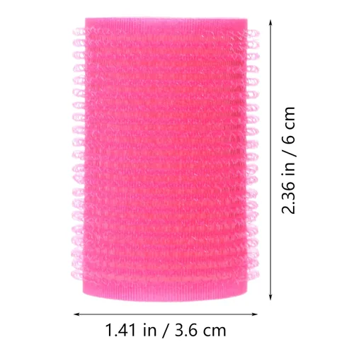 Miniatura 2 de Uonlytech Juego de 8 rulos de esponja para el cabello, rodillos de espuma de autoagarre, herramientas de peluquería para mujeres y niñas, cabello