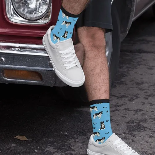 Miniatura 5 de Divertidos calcetines de perro novedosos calcetines casuales locos divertidos para mujeres, hombres y adolescentes, regalo