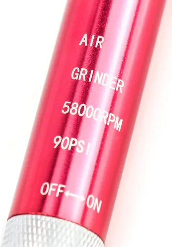 Miniatura 8 de QWORK Air Micro Grinder, 2 juegos de mini lápiz de 1/8 pulgadas, herramienta de corte neumática para lápiz, 65000 RPM velocidad libre