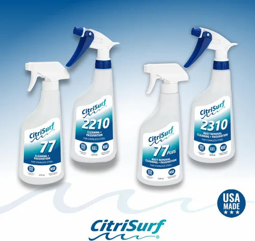 Miniatura 6 de Limpiador de pasivación de acero inoxidable CitriSurf® 77, grado comercial (22 onzas)