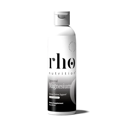 Rho Nutrition Magnesio liposomal – Suplemento de vitamina de bisglicinato de magnesio líquido de alta absorción – Apoya la recuperación muscular,