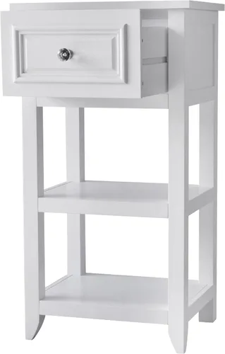 Miniatura 5 de Elegant Home Fashions Dawson gabinete sobre piso, Madera, Blanco