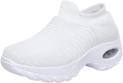JWSVBF Sneakers for Plantar Fasciitis for Women Knit Mesh Chunky Sandals Platform Casual Padel Shoes Unisex Fashion Summer