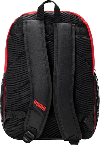 Miniatura 3 de PUMA Meridian mochila para niños, Meridian Mochila, NegroRojo