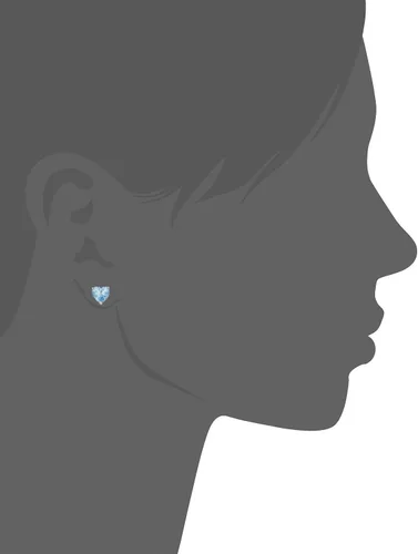 Miniatura 21 de Kooljewelry Pendientes de plata de ley y circonita cúbica con piedra natal