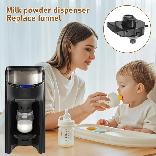 Miniatura 7 de Embudo de repuesto para dispensador de bebé compatible con los modelos Baby Brezza Pro Advanced y Pro Advanced, embudo de repuesto y cubierta, se