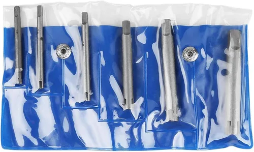 Miniatura 6 de Fafeicy Removedor de tornillos pelados, juego de extractor de grifos, removedor de grifos de cabeza rota de acero de alta velocidad, juego