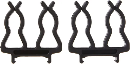Miniatura 4 de Ernst Manufacturing 8354-Black-1/4 agarradera de extensión y soporte frontal dentado de 1/4 pulgada