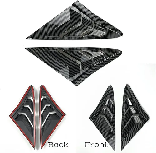 Miniatura 5 de Para Honda Civic de 10ª generación 2016-2021 - Rejilla de ventana lateral trasera, cubierta para decoración de rejilla de ventilación de aire