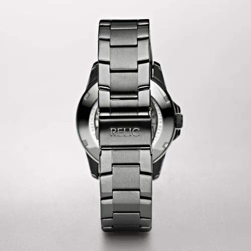 Miniatura 3 de Relic by Fossil Reloj de vestir automático de acero inoxidable Damon para hombre