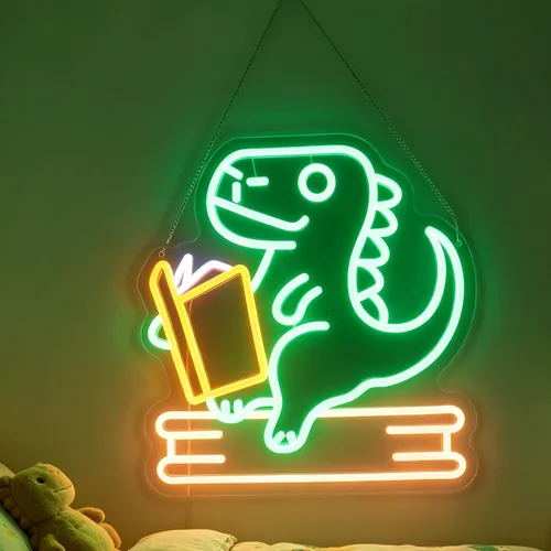 Miniatura 12 de Astronaut Skateboarding" Space Adventure Light - Arte de pared LED genial y que desafía la gravedad para sala de juegos, dormitorio, decoración