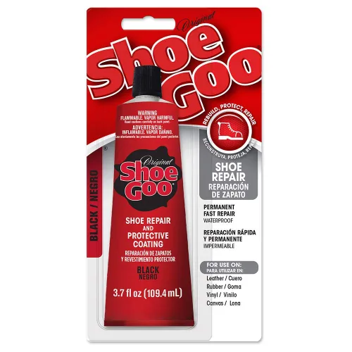 Miniatura 2 de Adhesivo de reparación Black Shoe Goo para fijar zapatos o botas desgastados, negro, 3.7 onzas (3.7 fl oz), 4 puntas aplicadoras de punta de corte