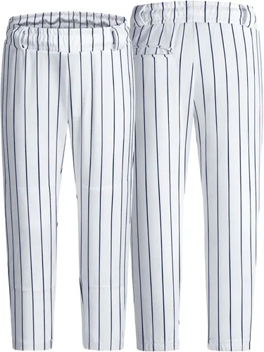 Miniatura 3 de QBK 2T3T4T5T Pantalones de béisbol para niños pequeños, pantalones de sóftbol para niños, pantalones de pelota para niño y niña