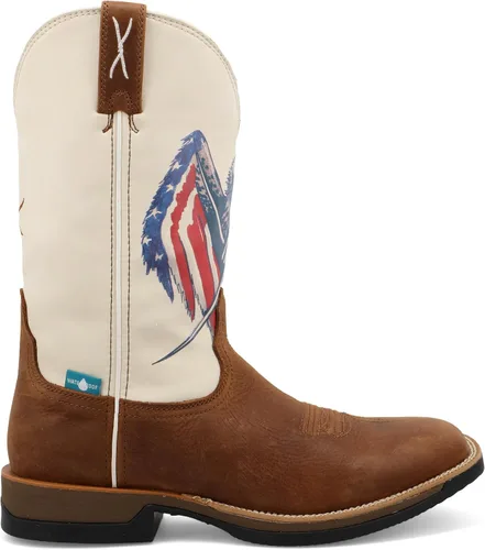 Miniatura 124 de Twisted X Botas Tech X para hombre de 12 pulgadas, botas occidentales casuales para hombre