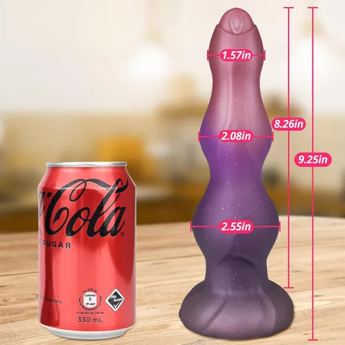 Miniatura 4 de Romi Consolador realista con nudo grande, fuerte ventosa, estimulación del punto G, estimulación del punto G, masajeador de próstata, cuentas anales