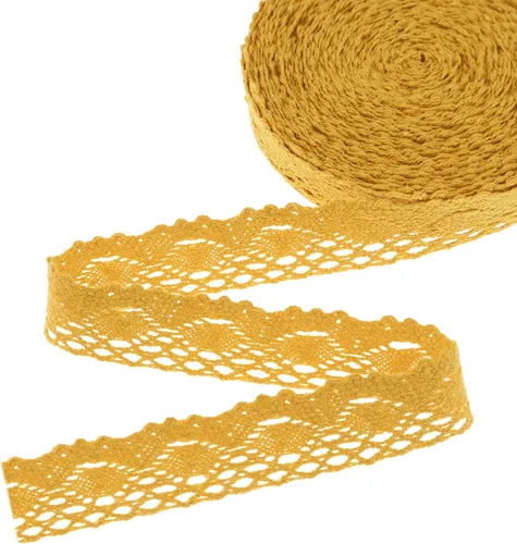 Miniatura 6 de Cordón de costura de ganchillo de encaje de algodón de cinta de encaje verde para envoltura de paquetes de regalo, suministros de álbumes de recortes