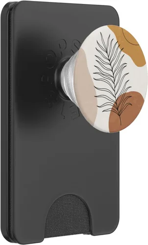 Miniatura 6 de Boho Line Art Leaves PopSockets MagSafe PopGrip para iPhone