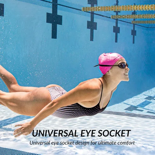 Miniatura 6 de Sporti Gafas de natación unisex para adultos con óptica positiva, gafas antivaho para hombres y mujeres, resistentes a las roturas, con dobles