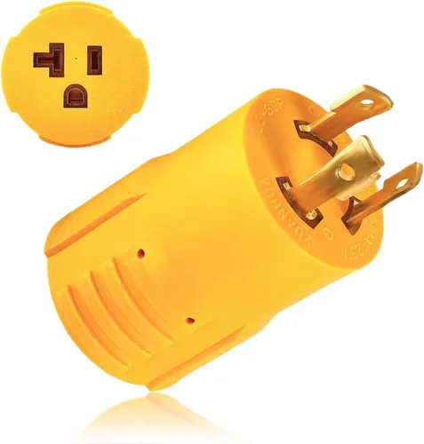 Miniatura 9 de NEMA 6-50P a 14-50R EV Tesla Adaptador de cargador, 240V 50A Conector de 3 clavijas a 4 clavijas para Tesla Modelo 3 S X Y, Soldador Secador