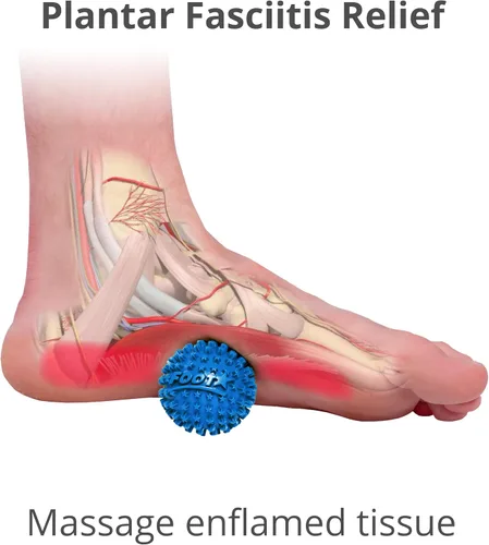 Miniatura 8 de Body Back Foot Star® - Bola masajeadora y rodillo para fascitis plantar, alivia el estrés del pie, las molestias, los dolores y la tensión