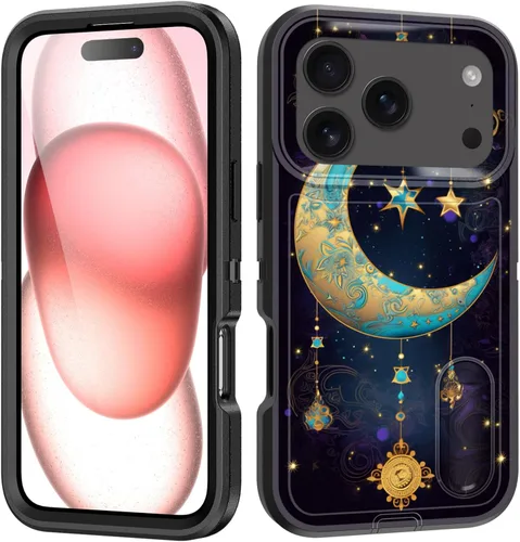 Miniatura 64 de Funda para iPhone Air con soporte integrado, a prueba de golpes, polvo y caídas, 3 capas, grado militar, funda protectora para iPhone Air de 6.5