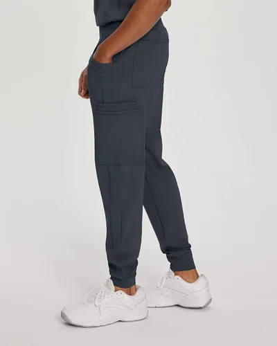 Miniatura 2 de Urbane Impulse 9913lLKA - Pantalones deportivos elásticos de 7 piezas para hombre, Grafito