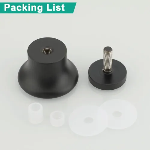 Miniatura 5 de Alise Manija de puerta de vidrio para ducha, perilla de puertas corredizas de ducha, piezas de repuesto de hardware de un lado para puertas