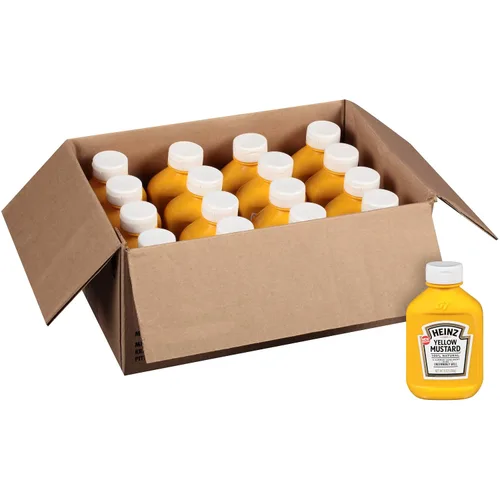 Miniatura 15 de Heinz Mostaza amarilla, 14 oz (396.89 g)