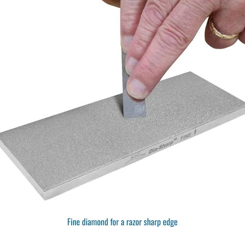 Miniatura 3 de DMT D8C Dia-Sharp Piedra de Banco, Afilador de Cuchillos de Diamante, Grueso (325), Afilado Plano, Afilador de Cuchillos Antideslizante, Fabricado
