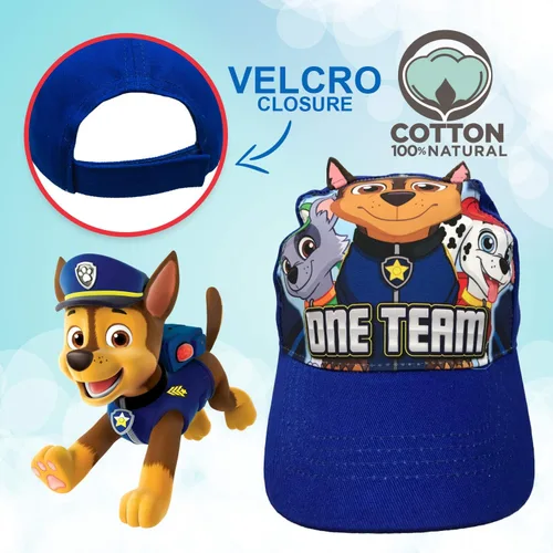 Miniatura 3 de Nickelodeon Gorra de béisbol de algodón para niños pequeños, de 2 a 5 años, Orejas azules