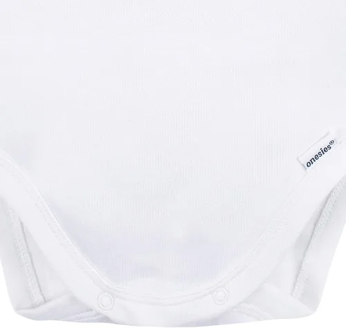 Miniatura 5 de Gerber Enterizo unisex de manga larga para bebé, paquete múltiple de entrelazado, 6.35 ozm, Blanco