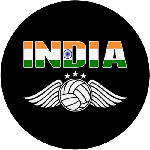 Miniatura 3 de India Volleyball Fans Jersey Pride Indian Flag Sport Lovers PopSockets Swappable PopGrip