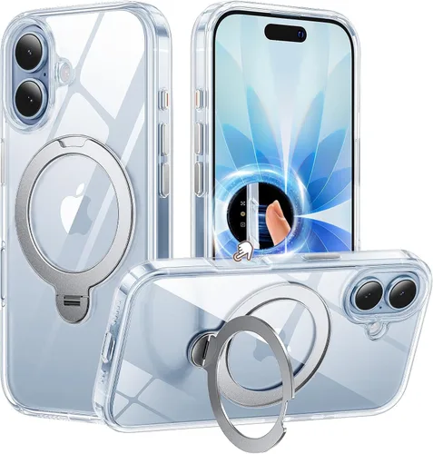 Miniatura 90 de Funda magnética diseñada para iPhone 11 Pro Max, [probada en caídas de grado militar] [compatible con MagSafe] Funda protectora delgada translúcida