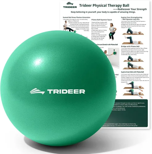 Miniatura 7 de Trideer Exercise Balls Physical Therapy, 9 Inch Pilates Ball Between Knees for Physical Therapy, Mini Exercise Ball - Yoga Ball, Small Workout Balls