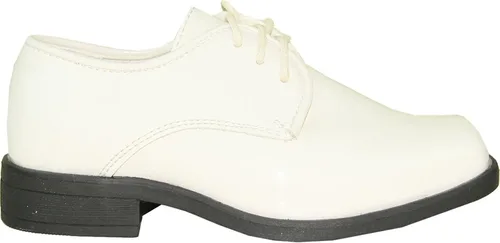 Miniatura 4 de VANGELO Zapato de vestir Oxford con cordones para niños, zapatos de esmoquin para bailes, uniformes, bodas, eventos formales, tamaño desde niños